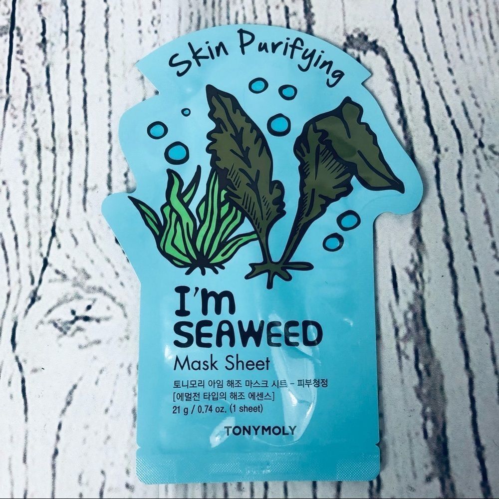 Tonymoly I’m Seaweed K-Beauty Korean Skin Purifying Sheet Mask
